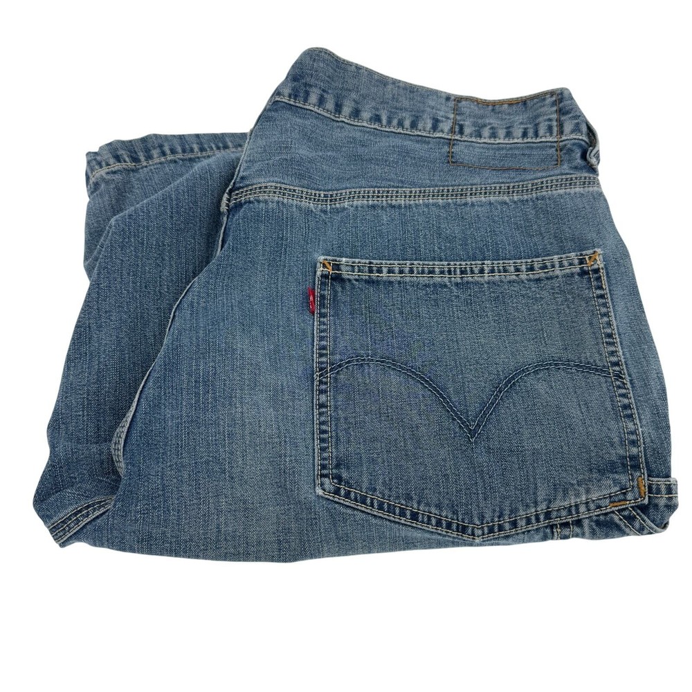 Levi's Jean Shorts Mens 36 (36x10.5) Carpenter Blue Denim Jorts Vintage