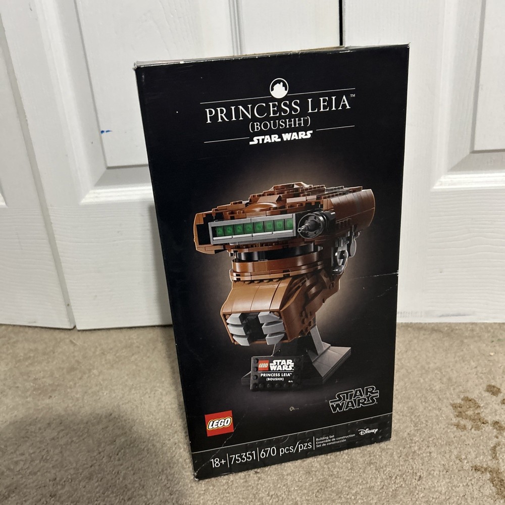 LEGO Star Wars Princess Leia Boushh Helmet 75351 Brand New Retired Set
