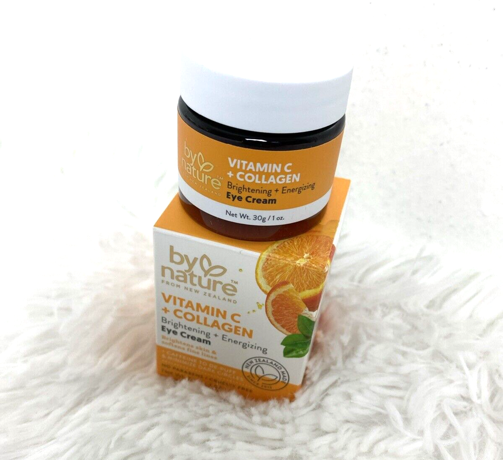 By Nature Eye Cream Vitamin C Collagen Brightening Energizing Softens Fine Lines