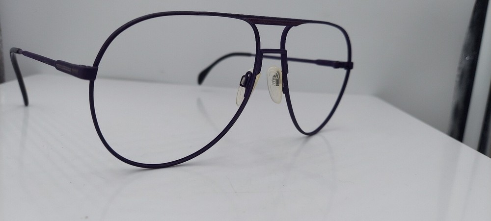 Vintage Purple Pilot Metal Sunglasses Austria Frames Only  
