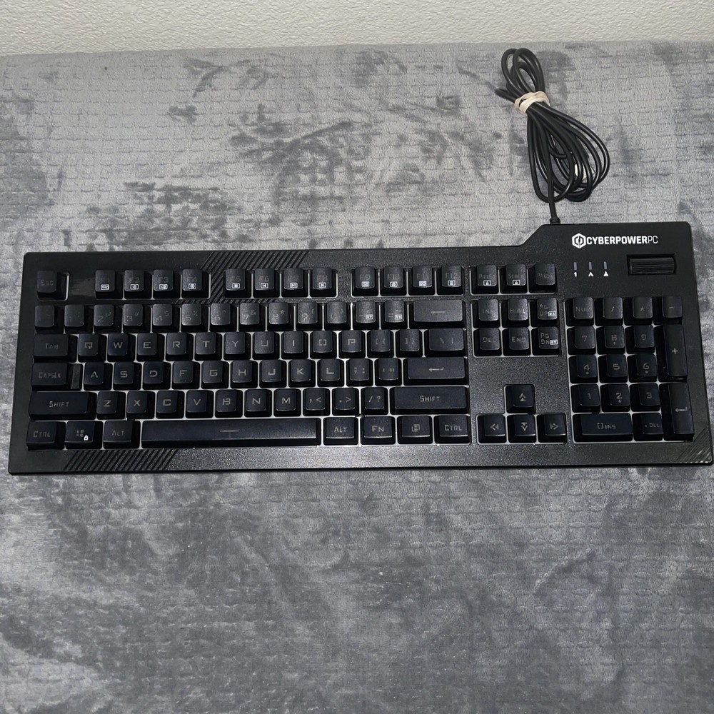 CyberpowerPC Nohi LED Backlit Wired Gaming Keyboard KB-161-306