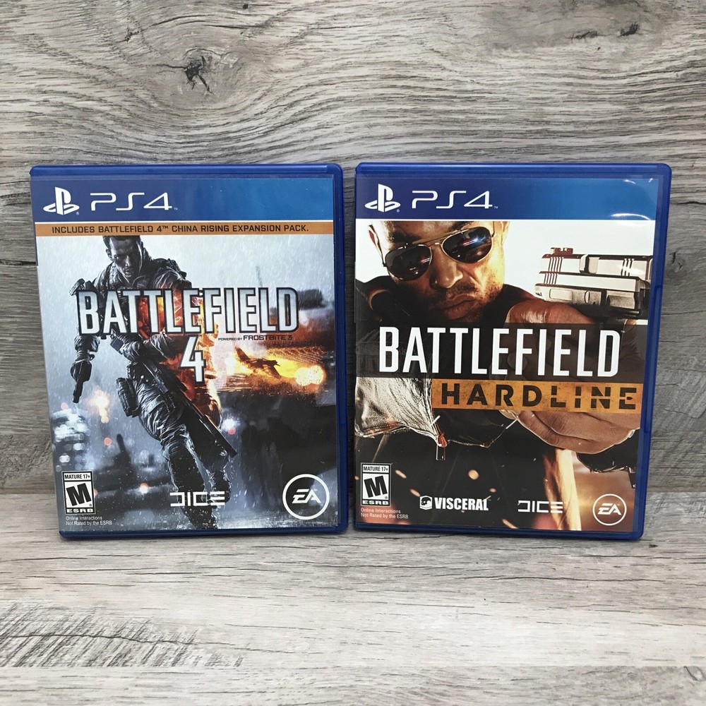 Battlefield 4 & Battlefield Hardline 2 Game Bundle PlayStation 4 PS4