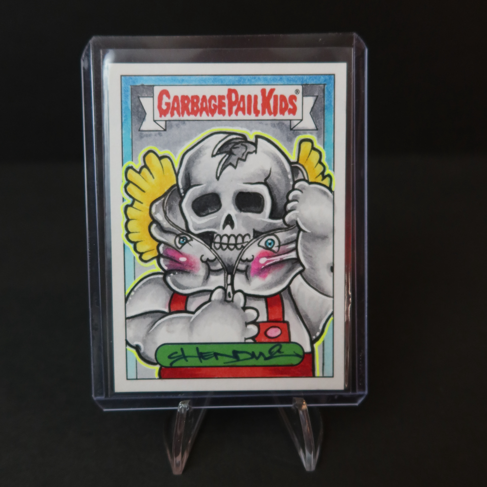 2016 Garbage Pail Kids Prime Slime Trashy TV Bony Tony Sketch Card by Chenduz CS