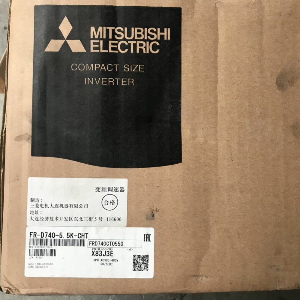 inverter FR-D740-5.5K-CHT NEW One Year Warranty #A6-4