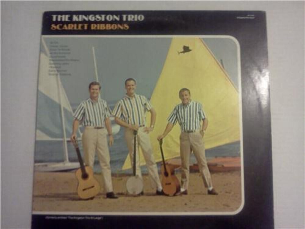 Kingston Trio Scarlet Ribbons Capitol Records Reissue LP SN 16186 RE 7