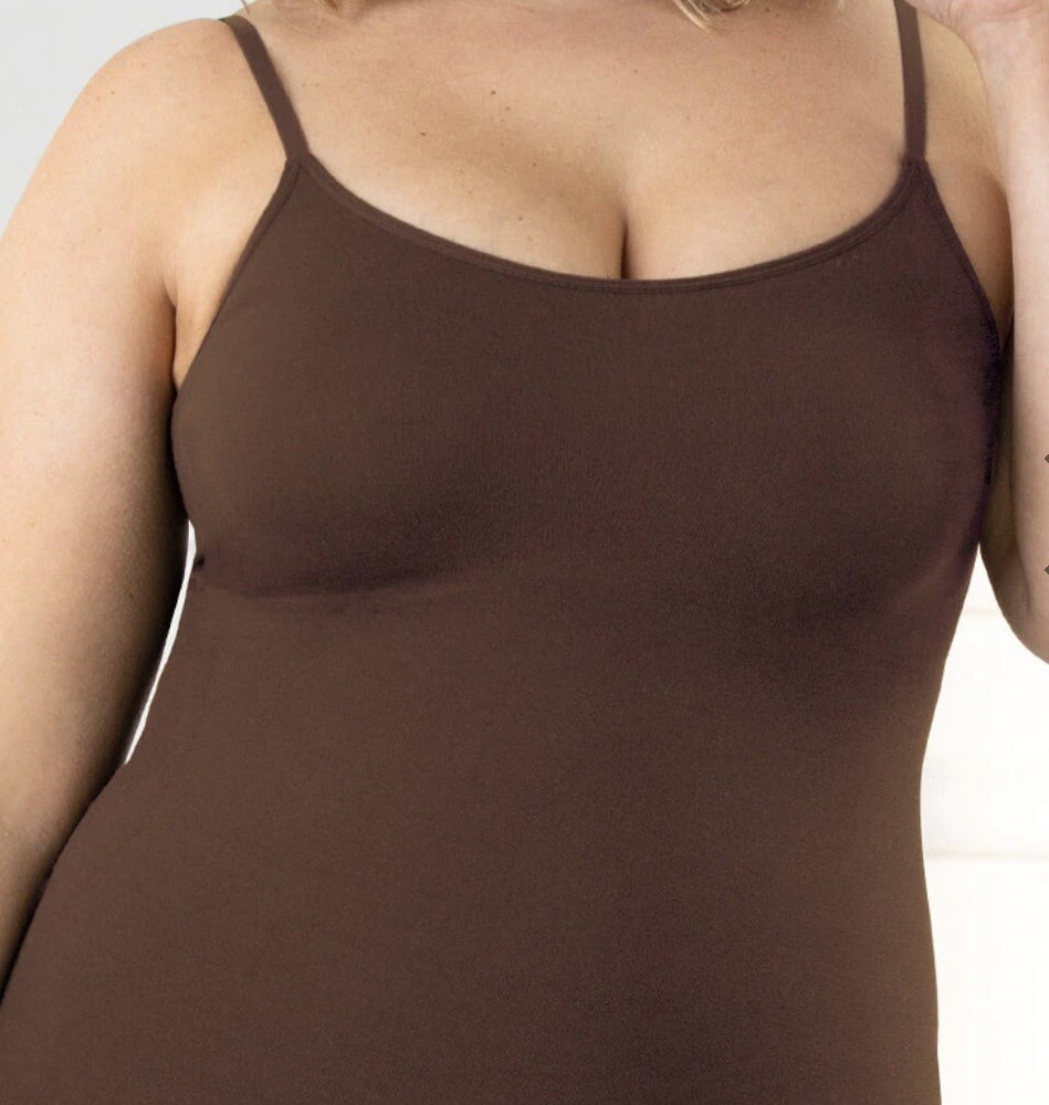 Shapermint Essentials Scoop Neck Cami Size 4XL. Chocolate. NWT.