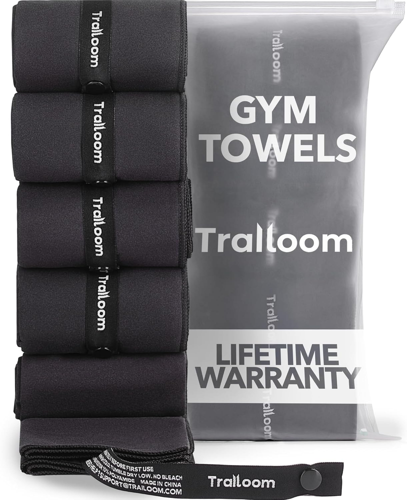 Microfiber Workout Towels - Quick Dry, Highly Absorbing, Odor-Free, for Men & Wo