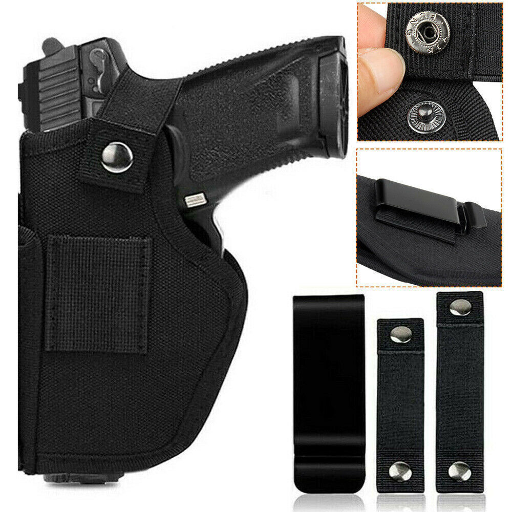 Tactical Universal IWB OWB Belt Gun Holster for Concealed Carry Pistol