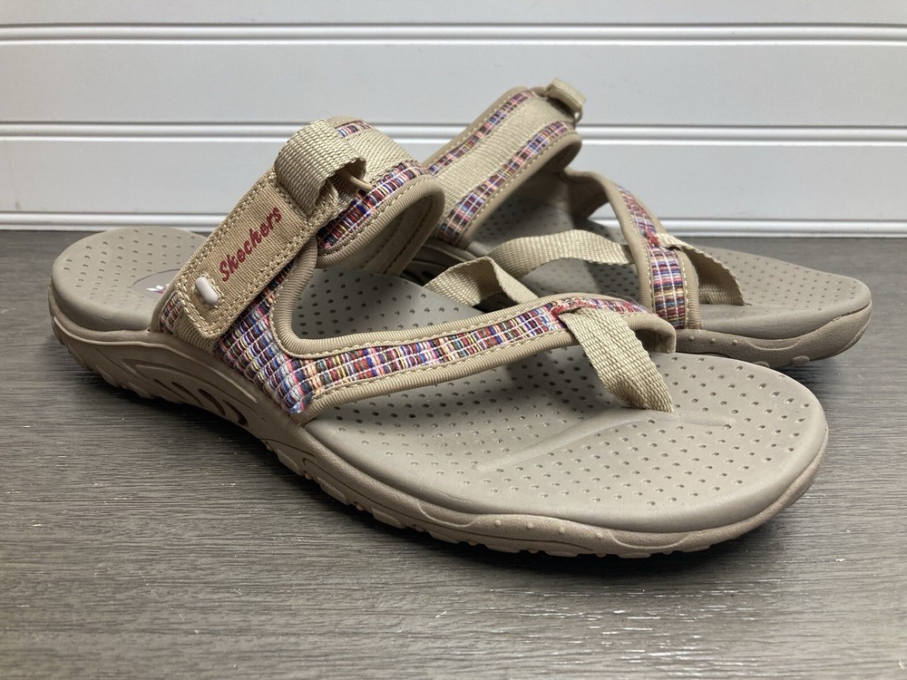 Skechers Outdoor Lifestyle Sandals Womens 10 Strappy Adjustable Slip On Shoes