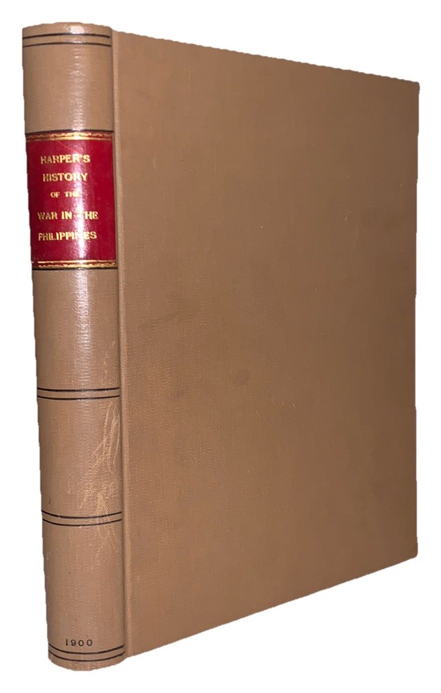 1900, 1st, HARPER'S HISTORY OF THE WAR IN THE PHILIPPINES, MARRION WILCOX, FOLIO