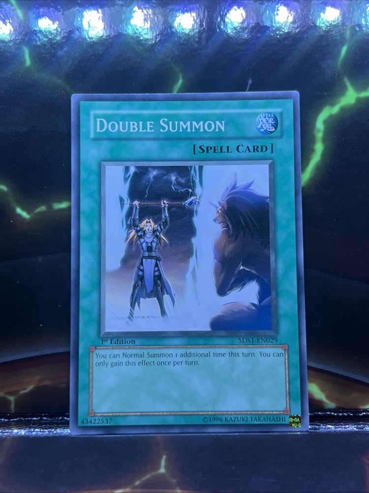 Double Summon 5DS1-EN029 1st Ed 2008 5D's Starter Deck Card