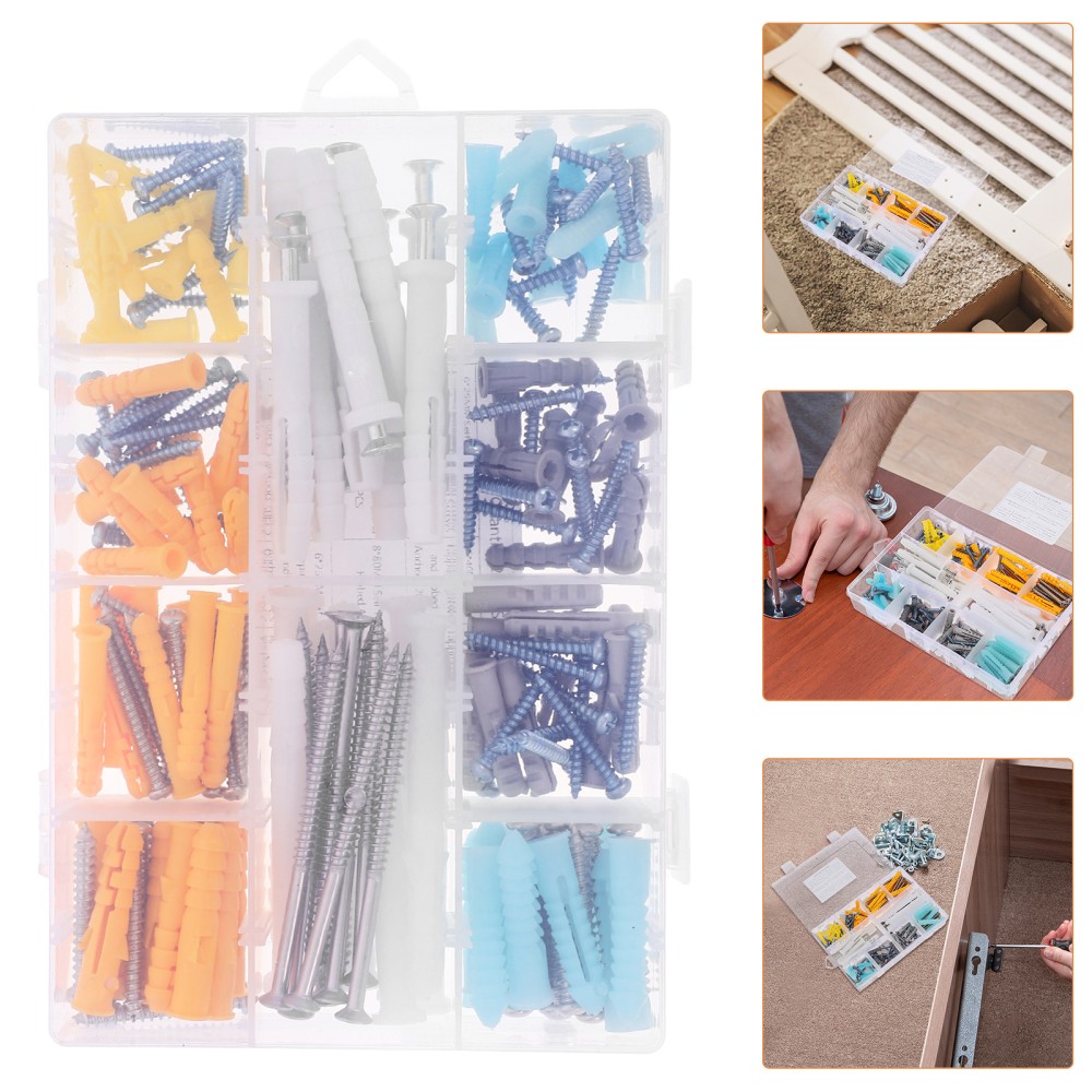 Drywall Drill Bit and Screw Assortment for Picture Hanging