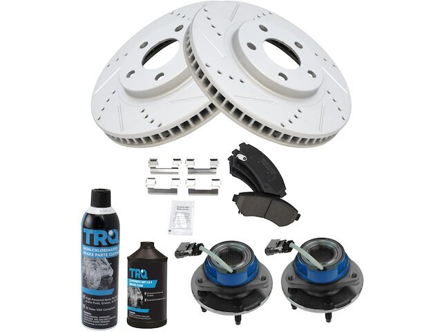 1998-1999 Intrigue Front Brake Pad Rotor and Wheel Hub Kit Compatible with 29WJGX