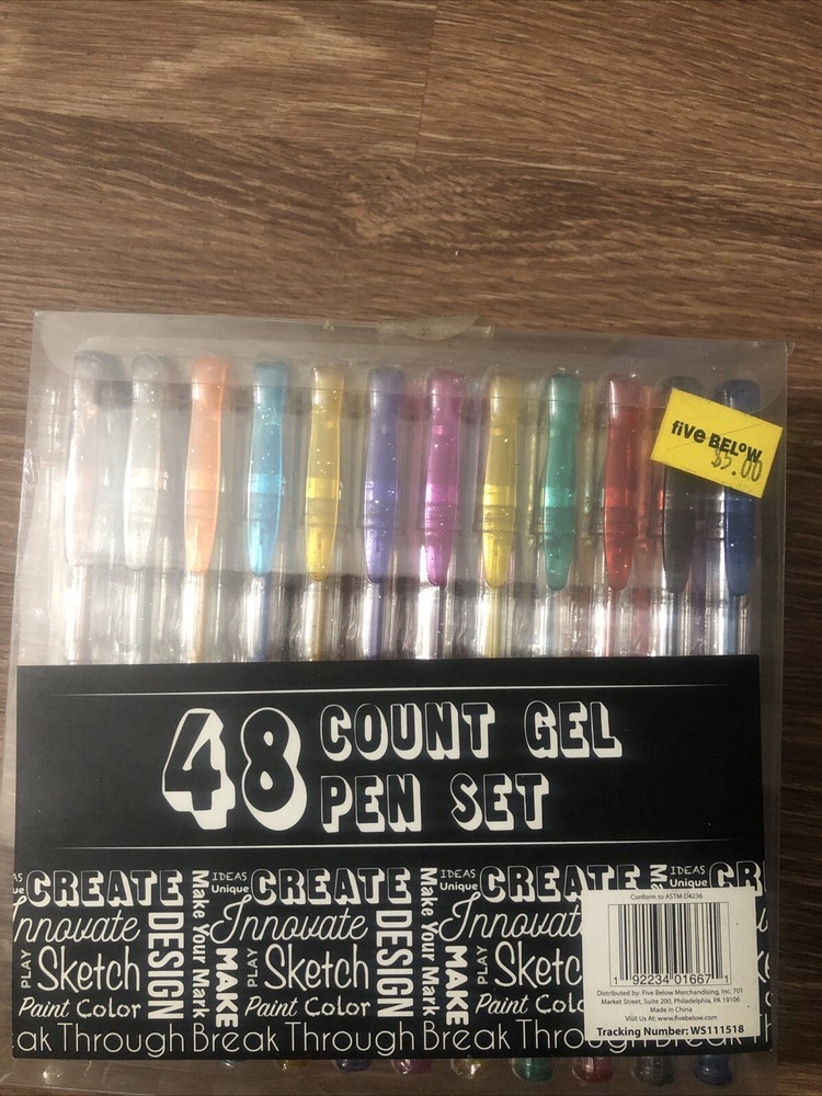 48 COUNT GEL PEN SET