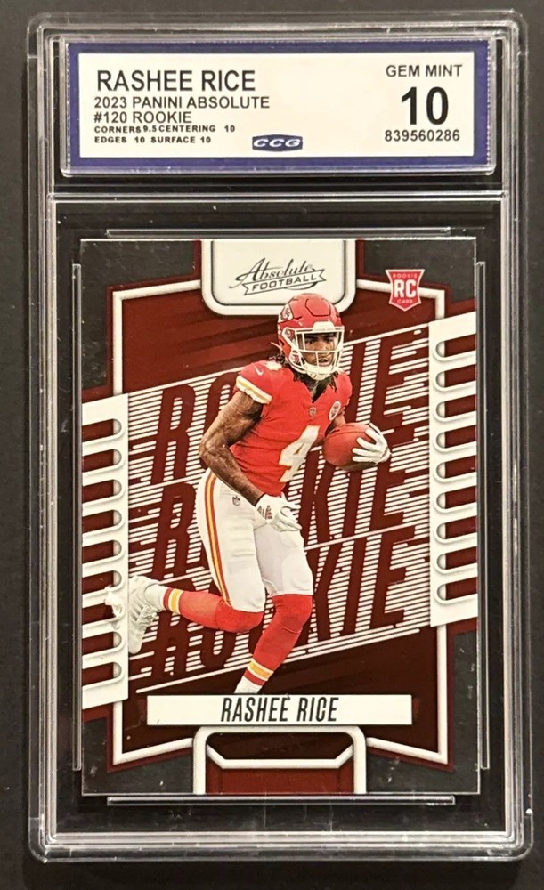 2023 Panini Absolute Rookie Card Rashee Rice #120 RC
