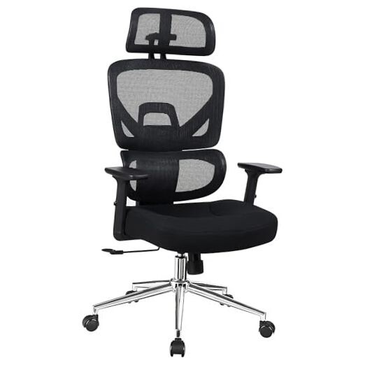 High Back Ergonomic Office Chair, Big and Tall Mesh Desk Chair with Wheels,