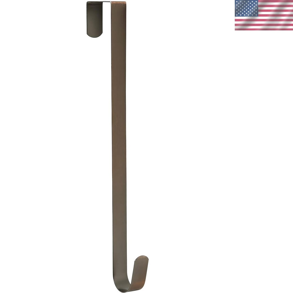Sturdy 15-Inch Steel Wreath Hanger for Front Doors