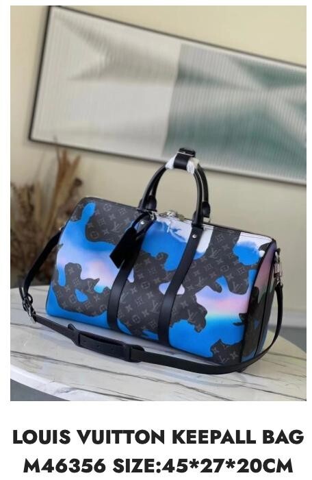 Louis Vuitton Keepall Bandouliere Duffle in Brown Canvas and Leather