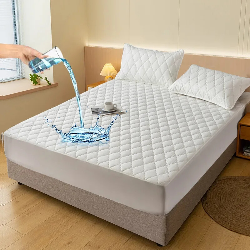 Anti-Mite Breathable Washable Fitted Bed Sheet Mattress Protector Cover