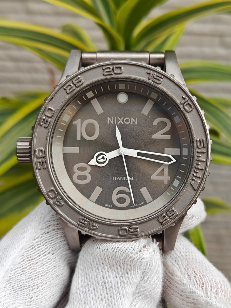 NIXON Simplify The 51-30 TI Titanium Swiss Movt Men's Watch 51MM