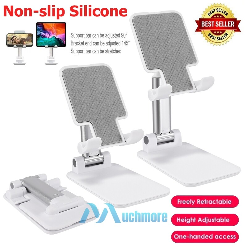 Adjustable Phone Tablet Desktop Stand Desk Holder Mount Cradle For iPhone iPad