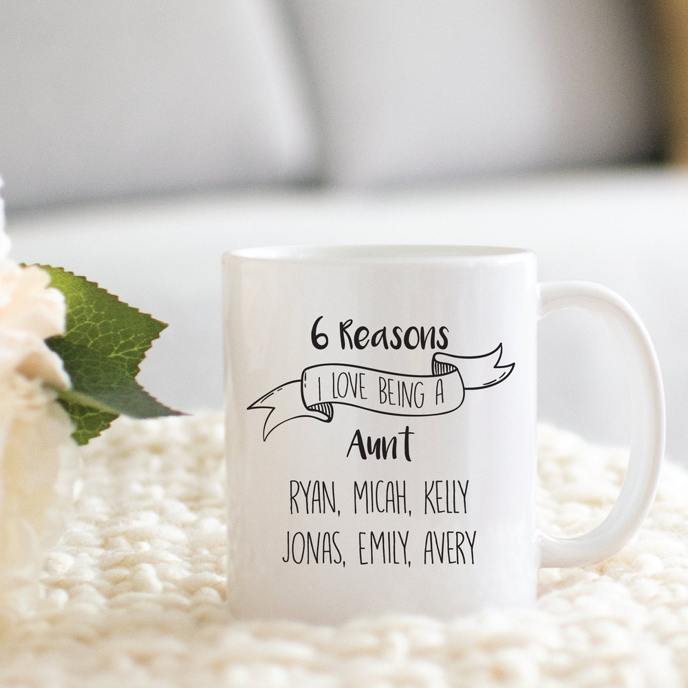 Personalized Gifts For Aunt Custom Cup For Aunt Perfect Christmas Present For