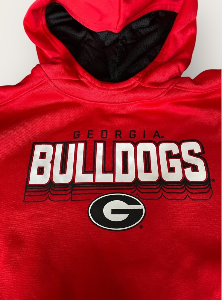 Red University of Georgia Boys XL Hoodie UGA SEC Football Sweatshirt New