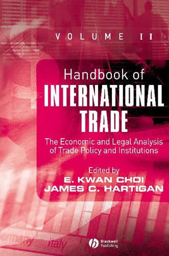 Handbook of International Trade  Volume II: Economic and Legal Analyses of Trad…