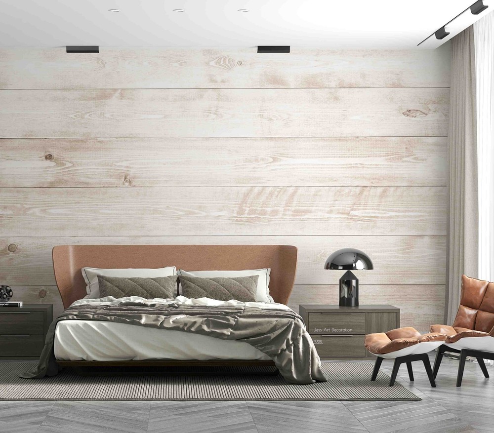 3D Wood Grain Wall Murals Wallpaper Murals Wall Sticker 2