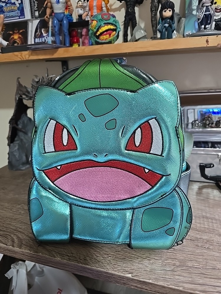 Loungefly Pokemon Metallic Bulbasaur Mini Backpack