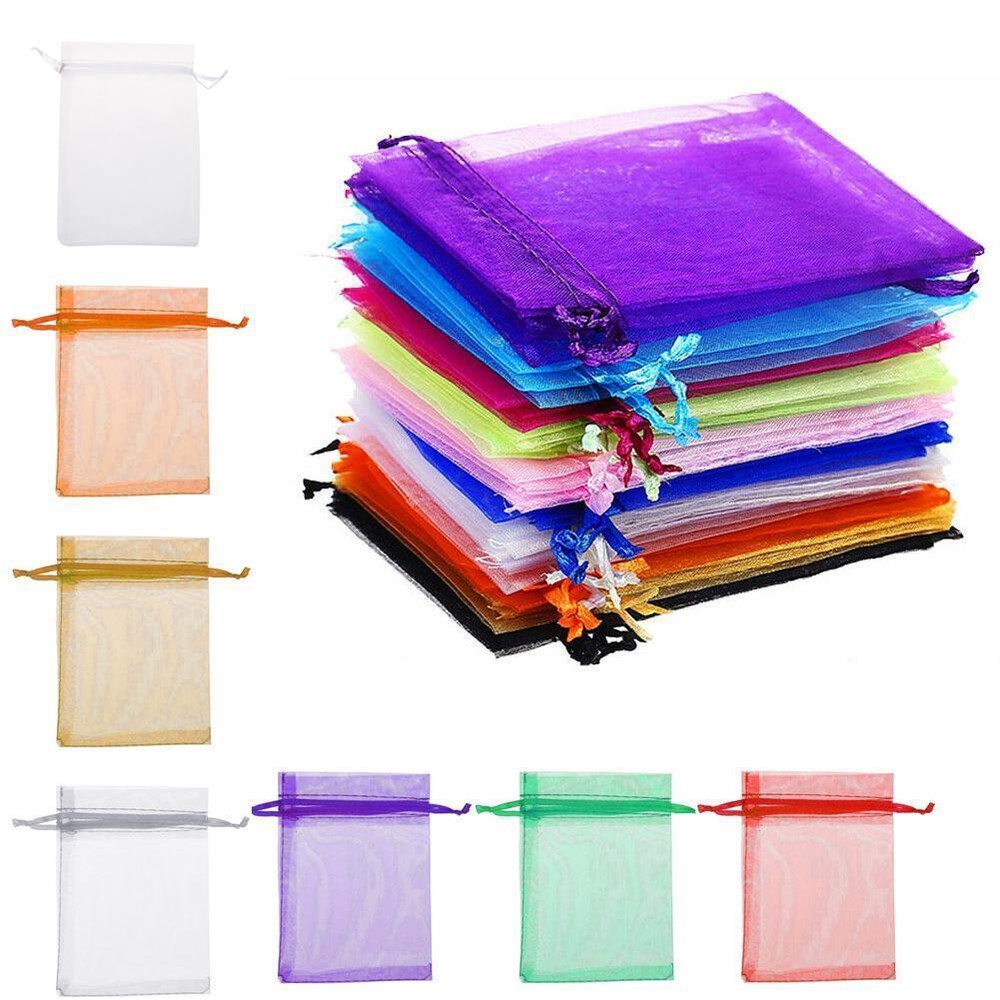 1/20Pcs Organza Bag Sheer Bags Jewellery Wedding Favour Candy K6N0 'ψ юи κβ ☆ {: