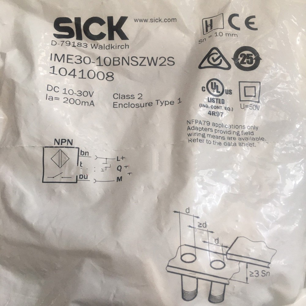 one NEW SICK Proximity switch IME30-10BNSZW2S 1041008 Fast Delivery