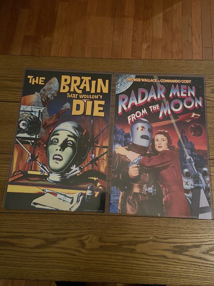 Vintage Sci-fi movie Posters Lot