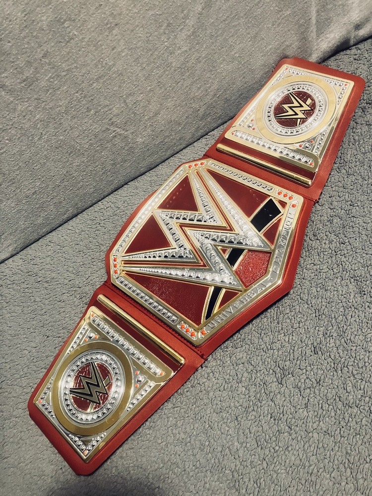 WWE Universal Heavyweight Champion Belt Mattel 2014 Replica Red Belt FREE2SHIP