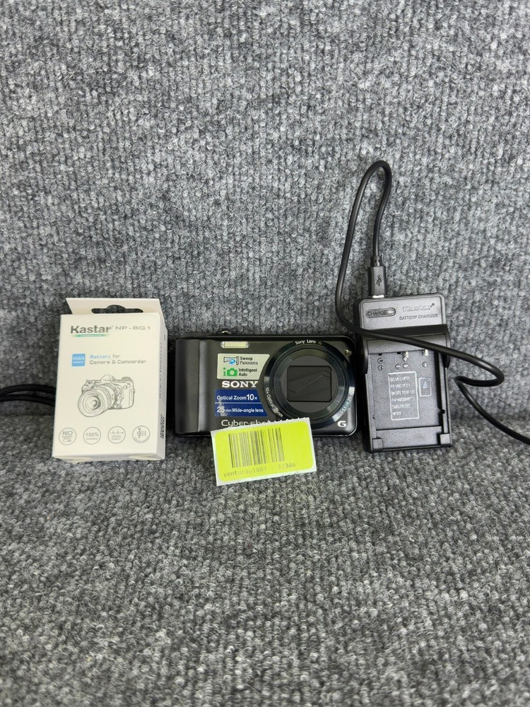 Sony Cyber-shot Camera with Charger, New Battery, and 1GB SanDisk Pro Duo Memory Card