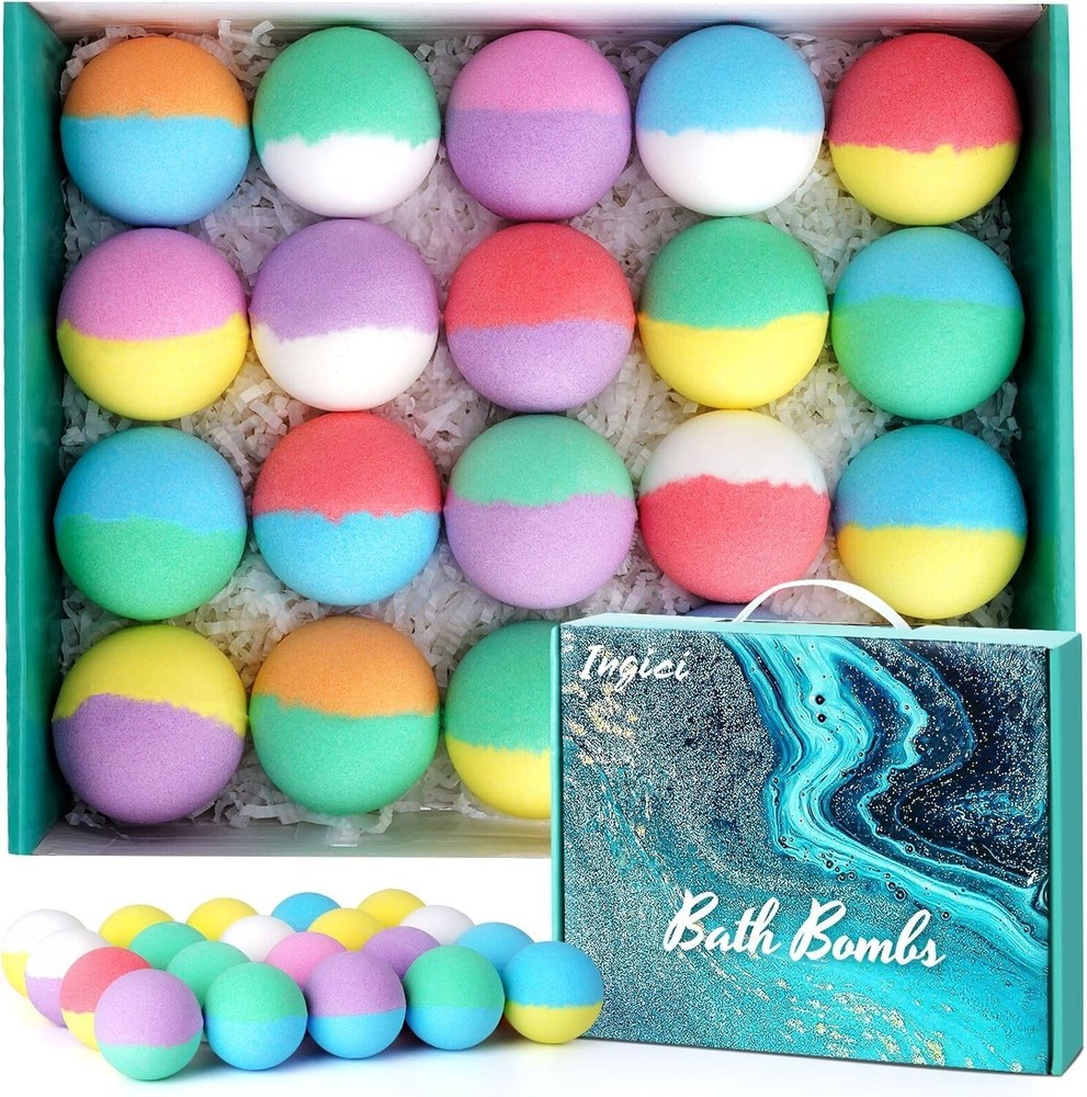 Bath Bombs for Women Gifts Set - 6 Pcs or 20Pcs Natural Organic Essential