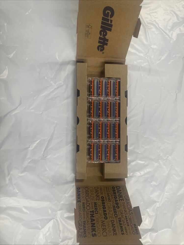 Ships Free! Genuine Gillette5 Razor Blade Refills 16 Count. Fits Fusion Handle