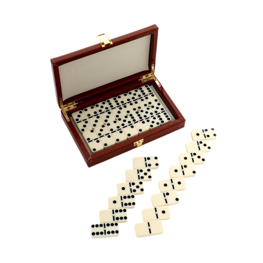 Dominoes Game Set with Storage Box Multifunctional for Family Game Night