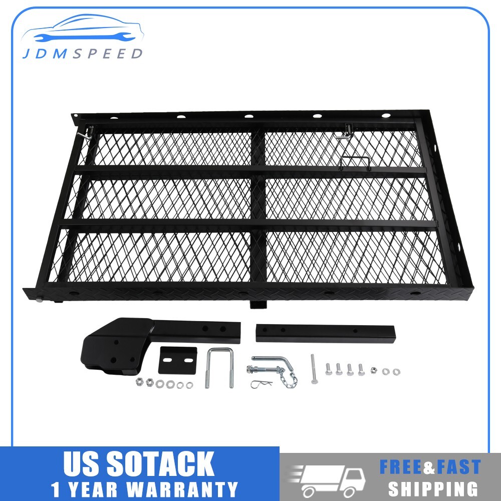 Folding Wheelchair Scooter Carrier Rack Ramp Hitch Mount Disability Medical Rack