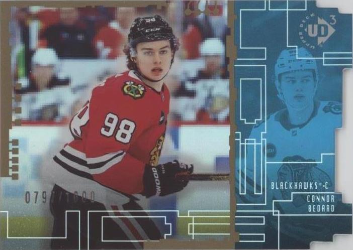 2023-24 Upper Deck Extended Series - 1998-99 UD3 Blue #UD3-3 Connor Bedard /1000 (RC)