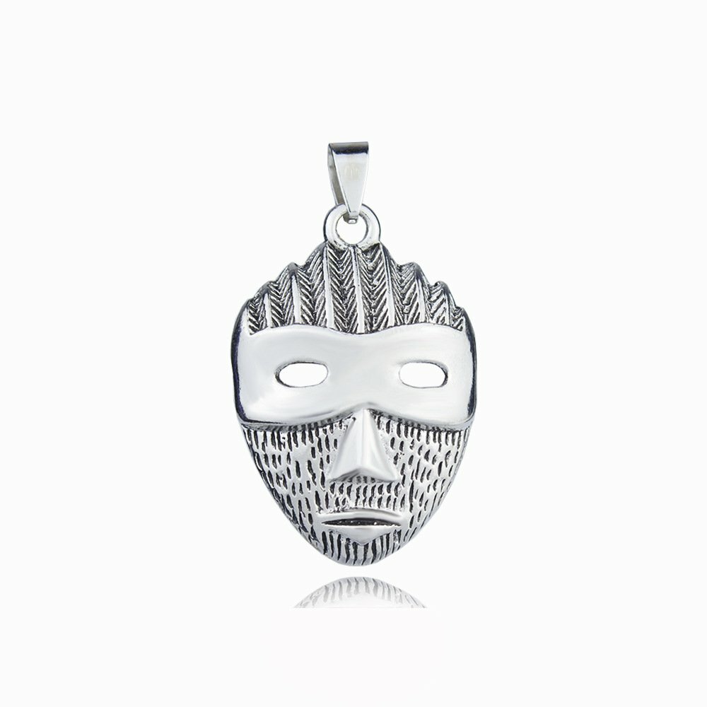 Men's Necklace Stainless Steel Personality Jason Mask Pendant
