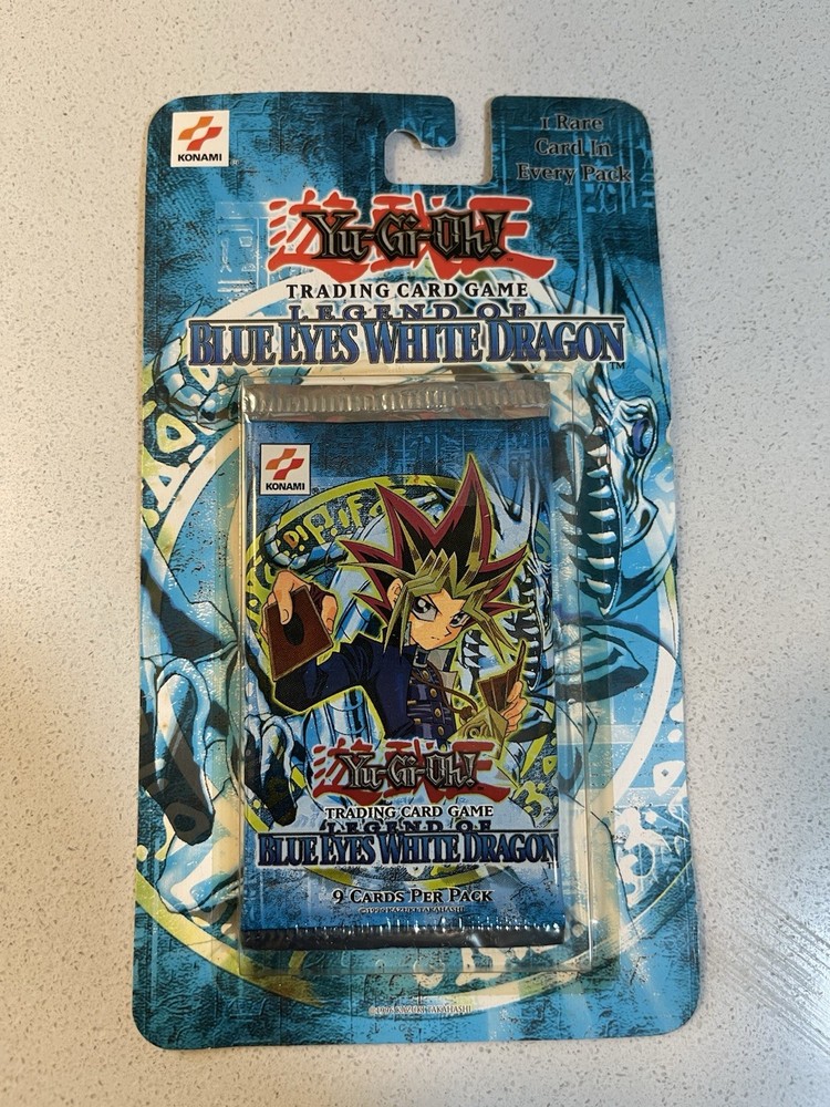 Factory Sealed YuGioh Blue Eyes White Dragon Unlimited Edition