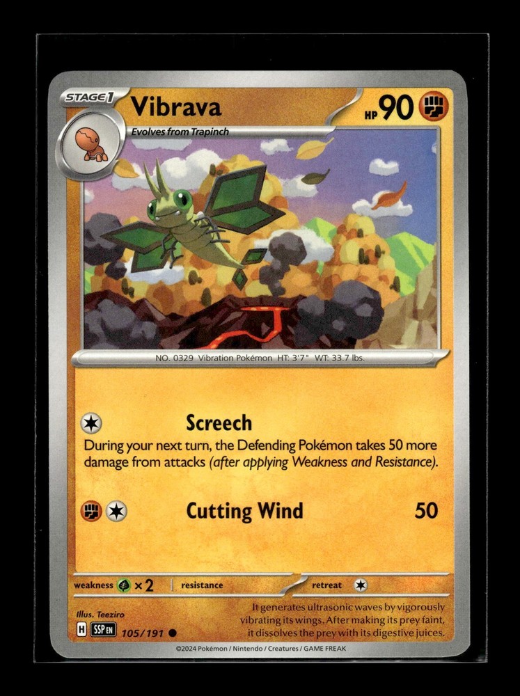 VIBRAVA Surging Sparks #105 SSP(NM+)(PKM)