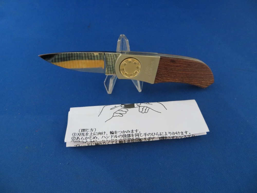 Sakurai Cutlery Japan ADR Gerber Paul Knife with Blooming Design