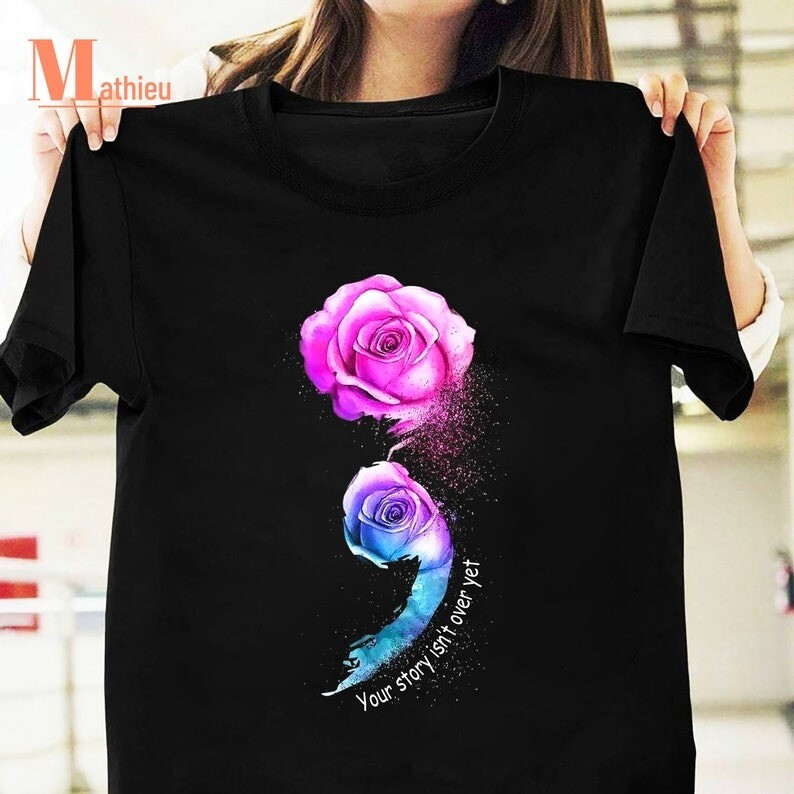 Your Story Isn't Over Yet Vintage T-Shirt, Suicide Prevention Awareness Shirt, A