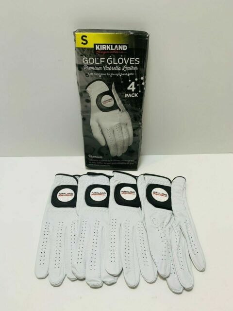 Kirkland Signature 1412244 Golf Gloves - White (4 Pack)