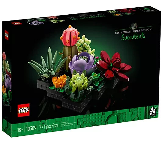 LEGO 10309 Botanicals Succulents Artificial Indoor Plant Building NEW
