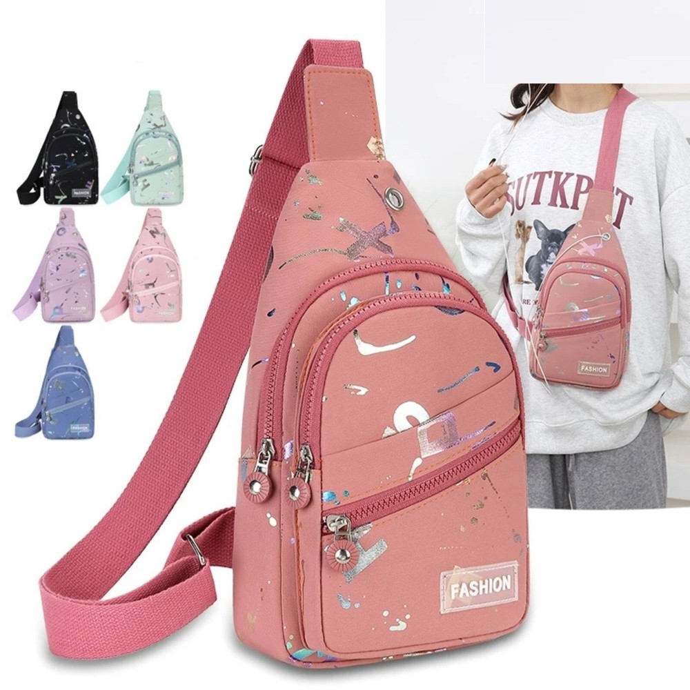 Women's Crossbody Sling Bag Sporty Travel Backpack Shoulder Chest Pack  