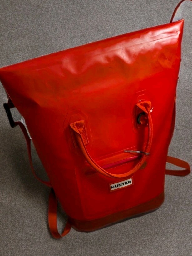 Hunter X Target Red Travel Roll Top Waterproof Backpack Insulated Cooler Bag