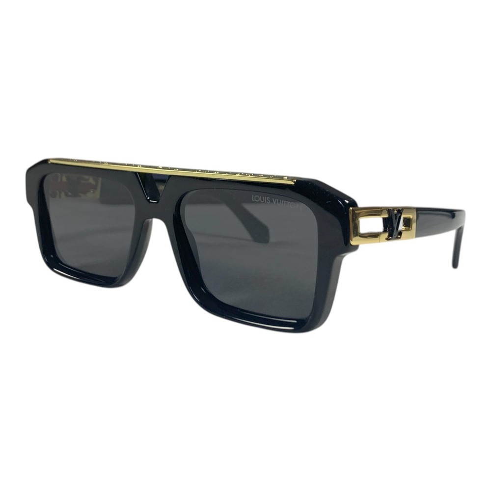 Louis Vuitton Z1801W Sunglasses Black & Gold 55□18 – Men’s w/ Case - Pre-Owned